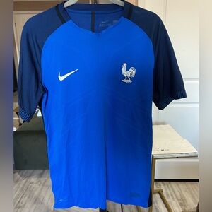 Nike Blue and Navy Men's Jersey